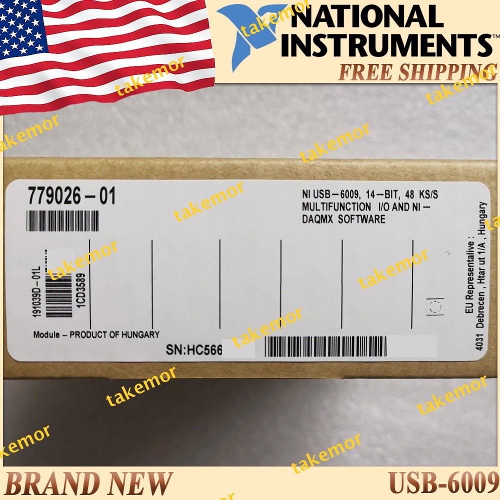 new National Instruments USB-6009 Data Acquisition Card NI DAQ Multifunction