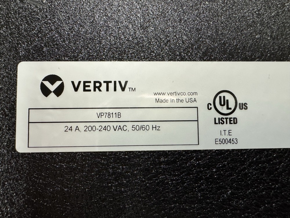 Vertiv VP7811B PDU
