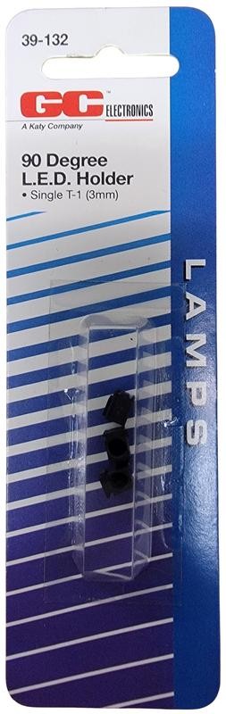 LED Housing 3mm 90 Degree Single 3pcs