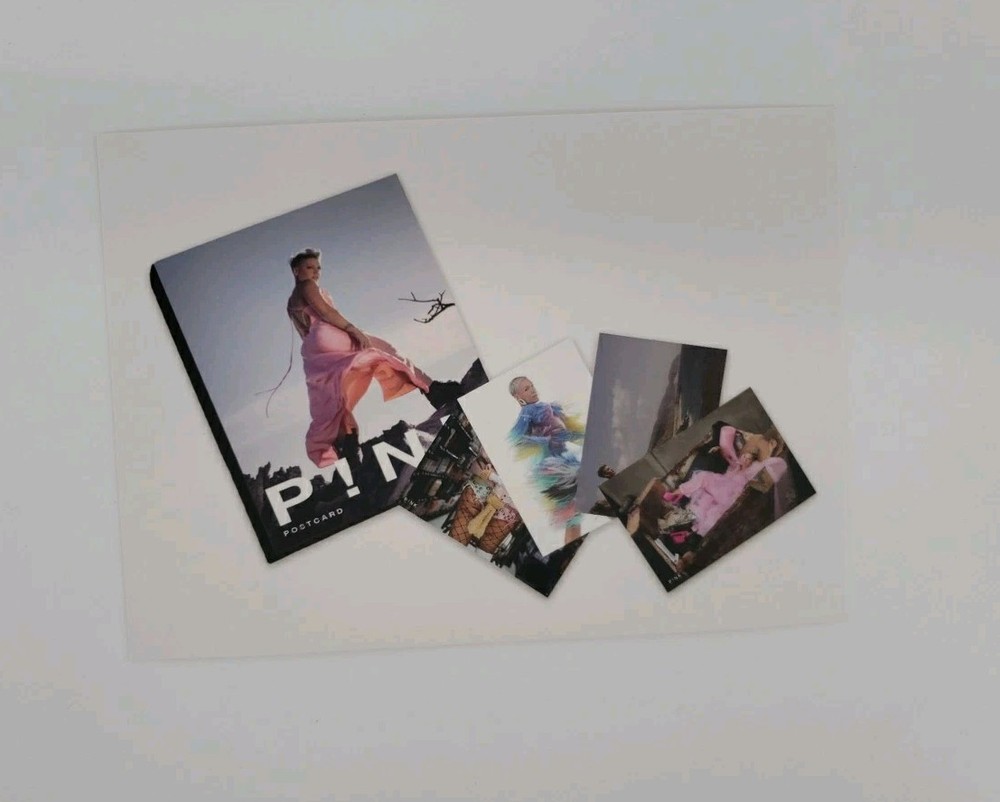 Pink Trustfall VIP Merch Memorabilia Limited Edition Postcards
