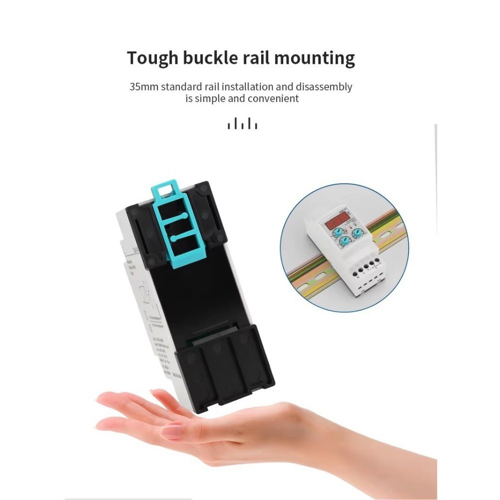Adjustable Overvoltage Undervoltage Relay OPS10V63 Monophase Voltage Protector
