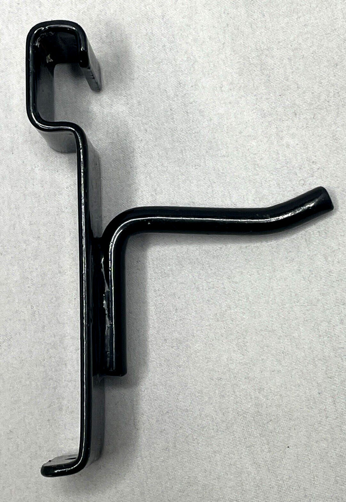 2" Black Slat Wire Wall Grid Hooks - Used  10 PACK EUC!