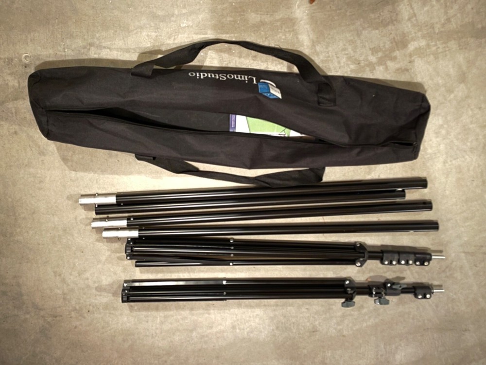 LimoStudio 10Ft Adjustable Muslin Backdrop Background Support Stand