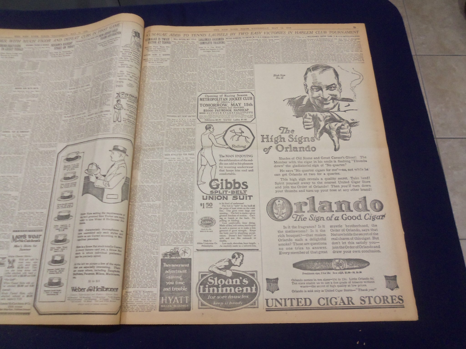 1919 MAY 14 NEW YORK TIMES - LENIN REJECTS FEEDING PROJECT - NT 9247