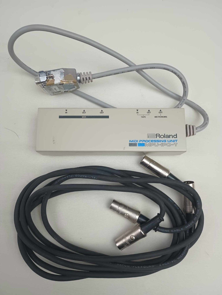 Roland Midi processing unit MPU-IPC-T W/ 2 MIDI cables