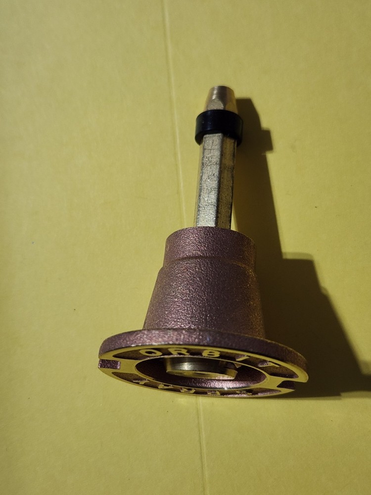 2 Pack Orbit 54072 Brass Pop-Up Flush Head Quarter Pattern Spray Nozzle, GOLD