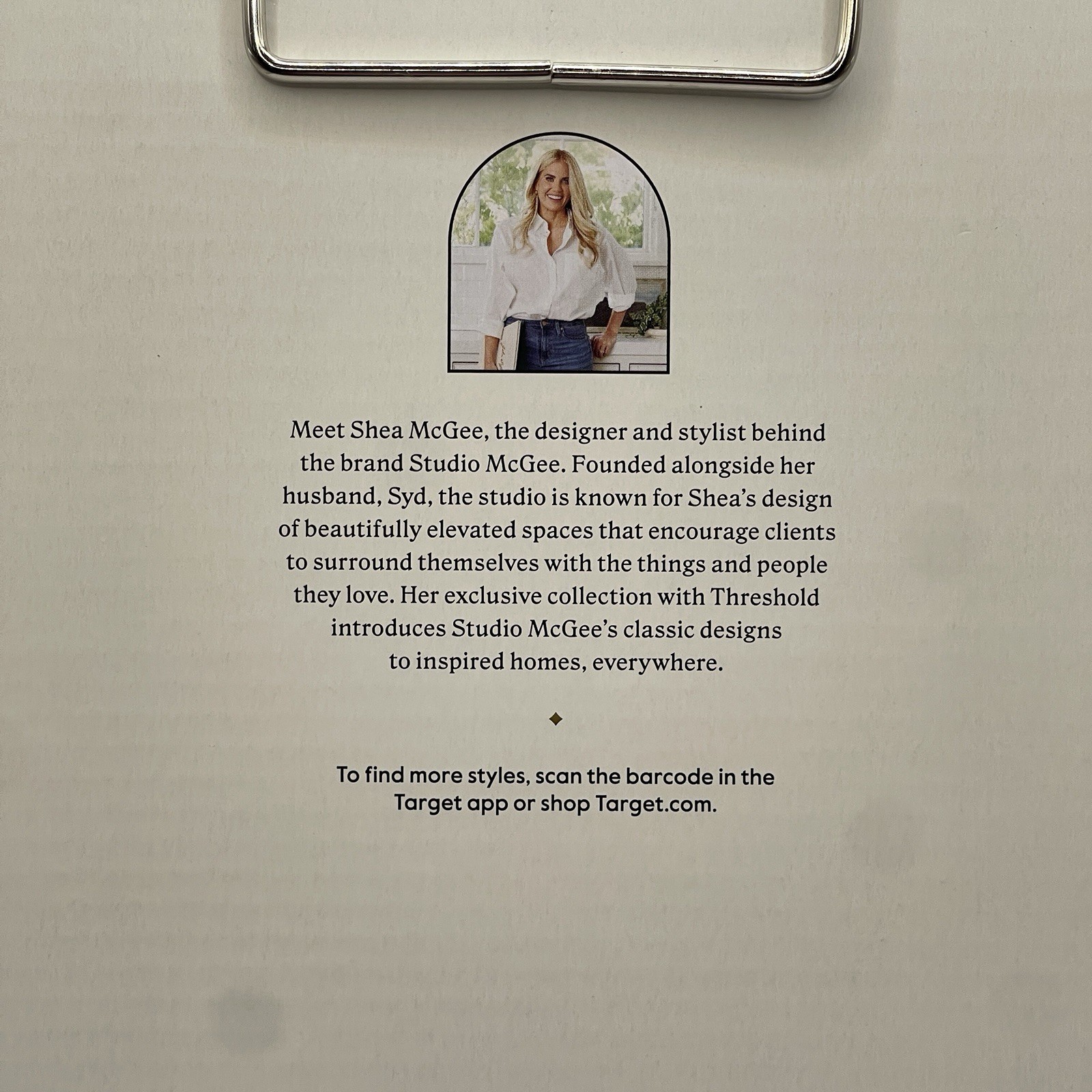 Threshold Studio McGee Pointer Dog Portrait Wall Art 8x10 Gold Frame Target NEW