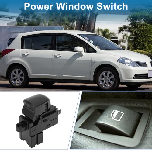 Power Window Switch for Nissan Tiida 2011-2014 Window Control Switch ABS Black