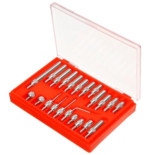 Threaded Point Tip Set, 22 Pcs Dial Indicator Point Steel Probe Test End Tips