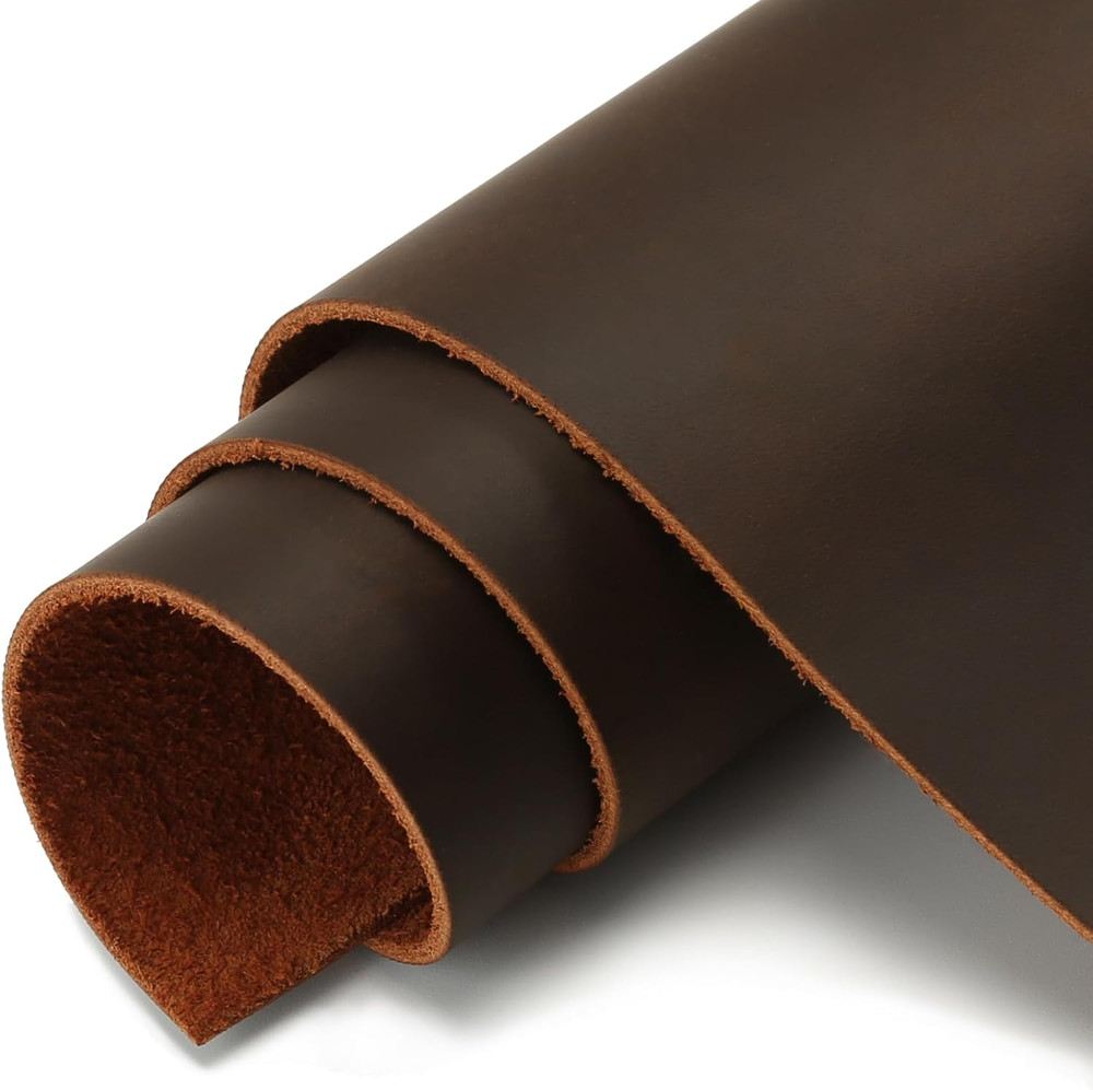 Genuine Leather Sheets for Crafts Full Grain Leather Tooling Leather Square 2Mm