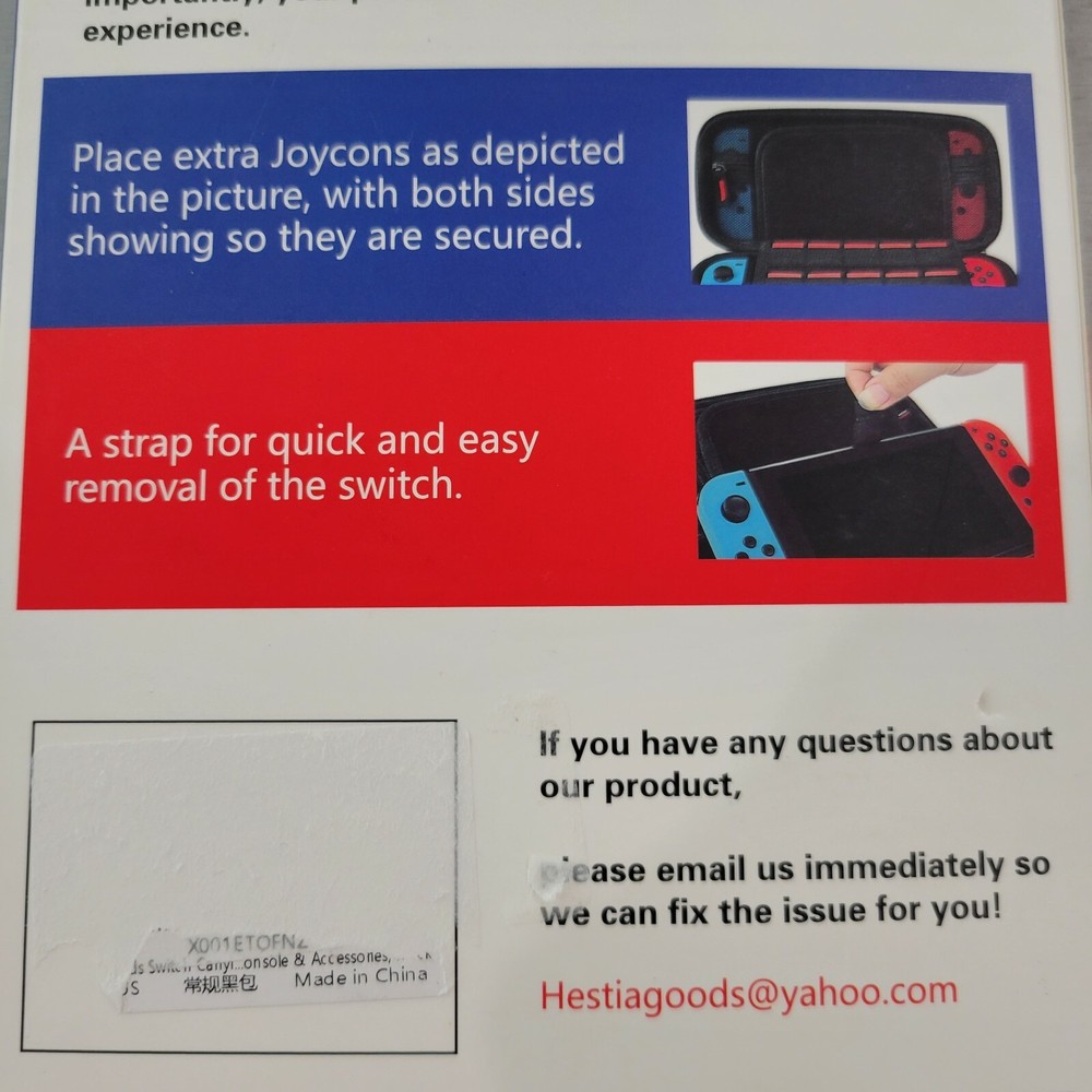 Nintendo Switch Carrying Case Black