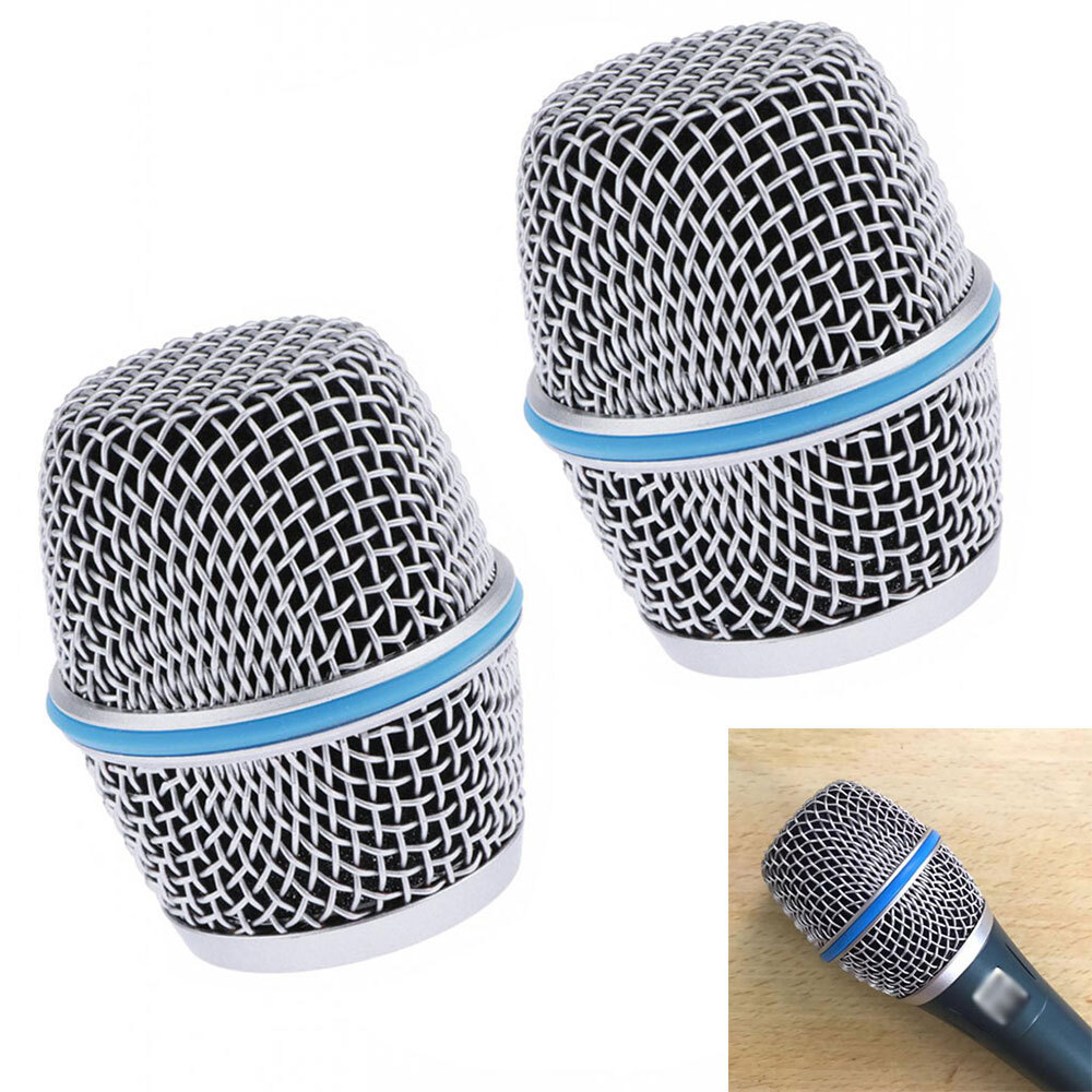 2PCS Microphone Grille Head Mesh Fits For Shure Beta 87A Replacement NEW ##