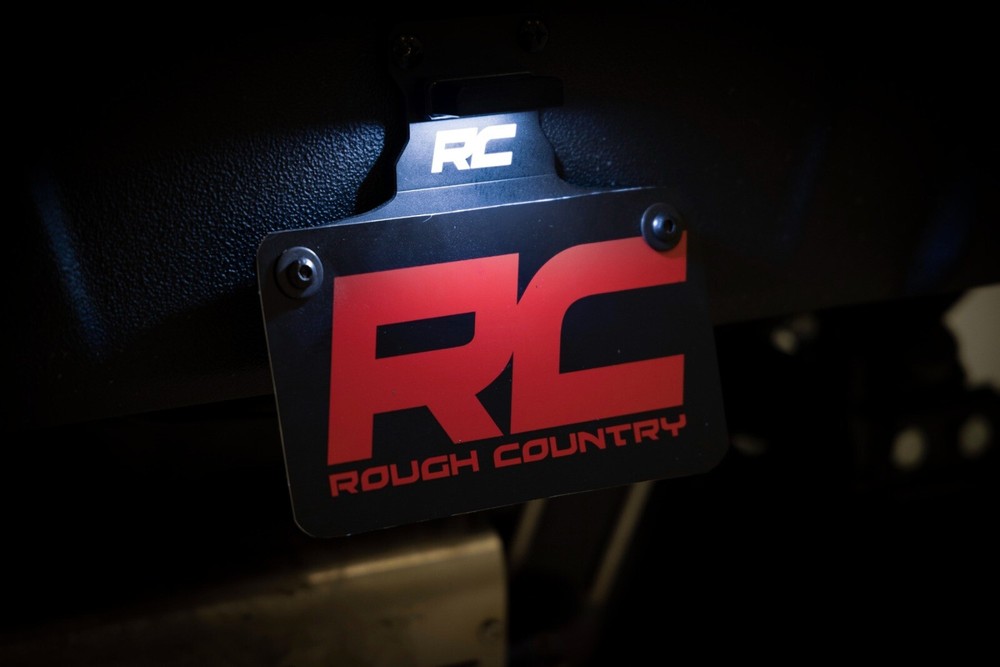 Rough Country Universal License Plate Bracket LED Lighted