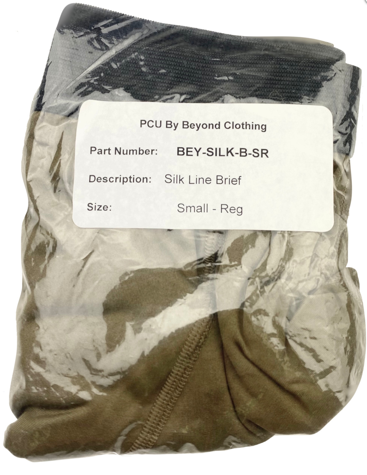 NEW BEYOND LEVEL 1A PCU BOXER BRIEFS COYOTE BROWN SR SMALL REGULAR