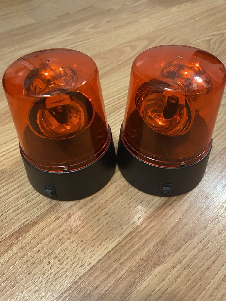 2 Red Siren Lights