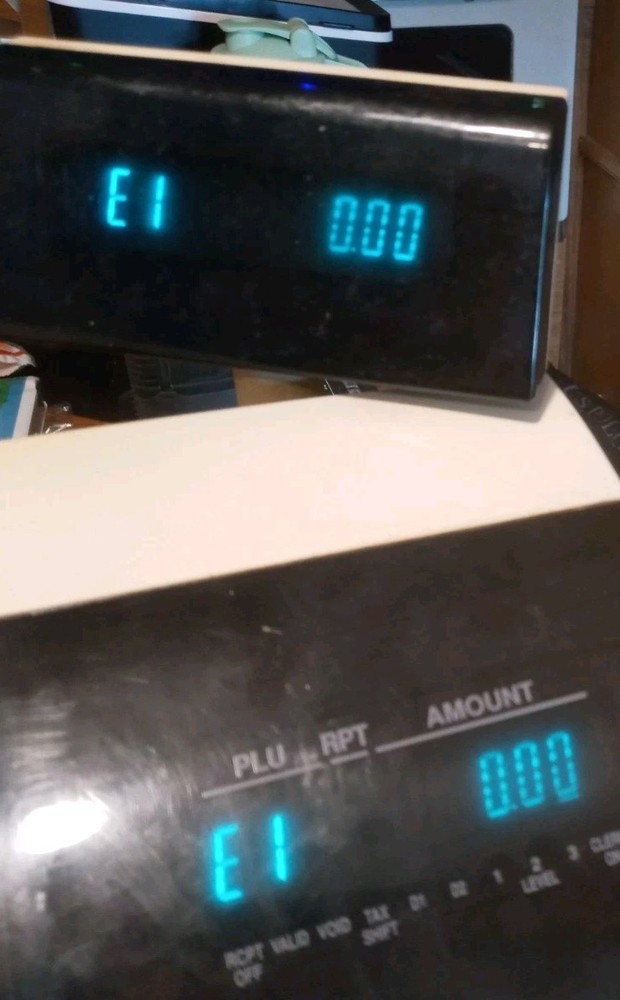 SAM4S ER-5115 Electronic Cash Register FOR PARTS OR NOT WORKING - E1 error code
