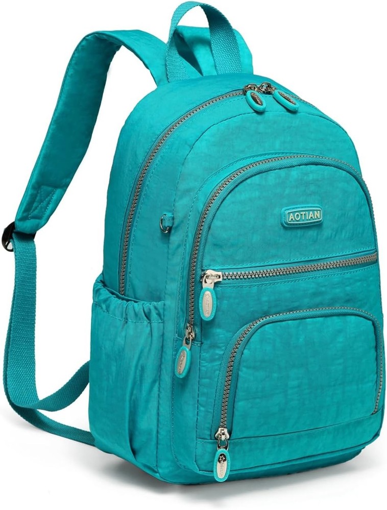 AOTIAN Small Size Backpack, Durable Lightweight Daypack for Small, Lake Blue