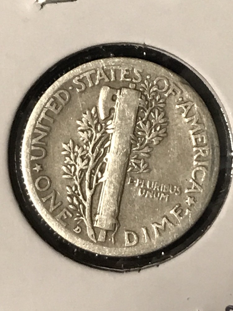 1939-D Mercury Dime VG+