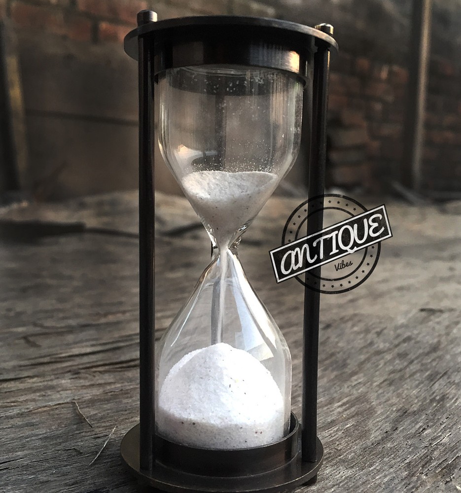 Vintage Mini Kitchen Task Timer SAND HOUR-GLASS nautical-sand-clock-timer A