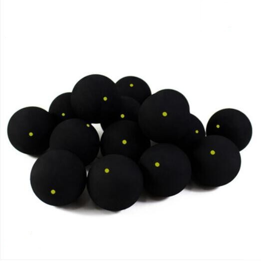 1Pcs Yellow Point Squash Ball Slow Type Professional Training Exercise ball