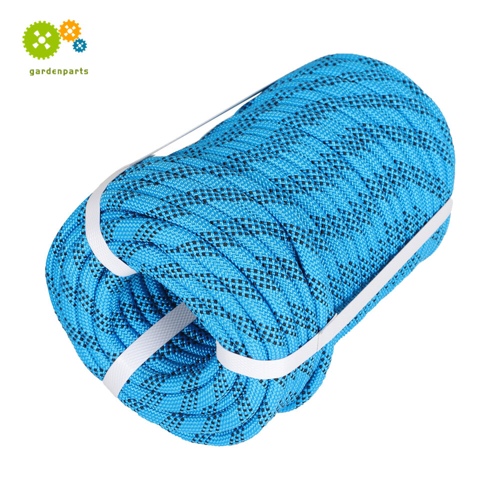3/8" × 100' High Strong Arborist Tree  Rope Braid Polyester Rope 3520Lbs