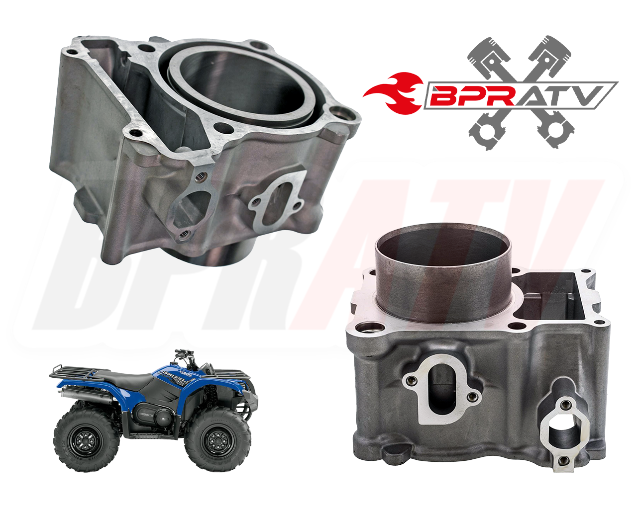 Rhino Grizzly 450 Stock Cylinder Crank Wiseco Piston Simple Complete Rebuild Kit