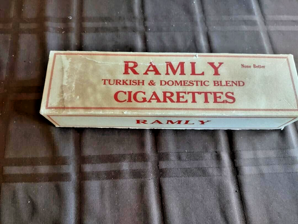 1900's Ramly Turkish Cigarettes Tobacco Empty Box