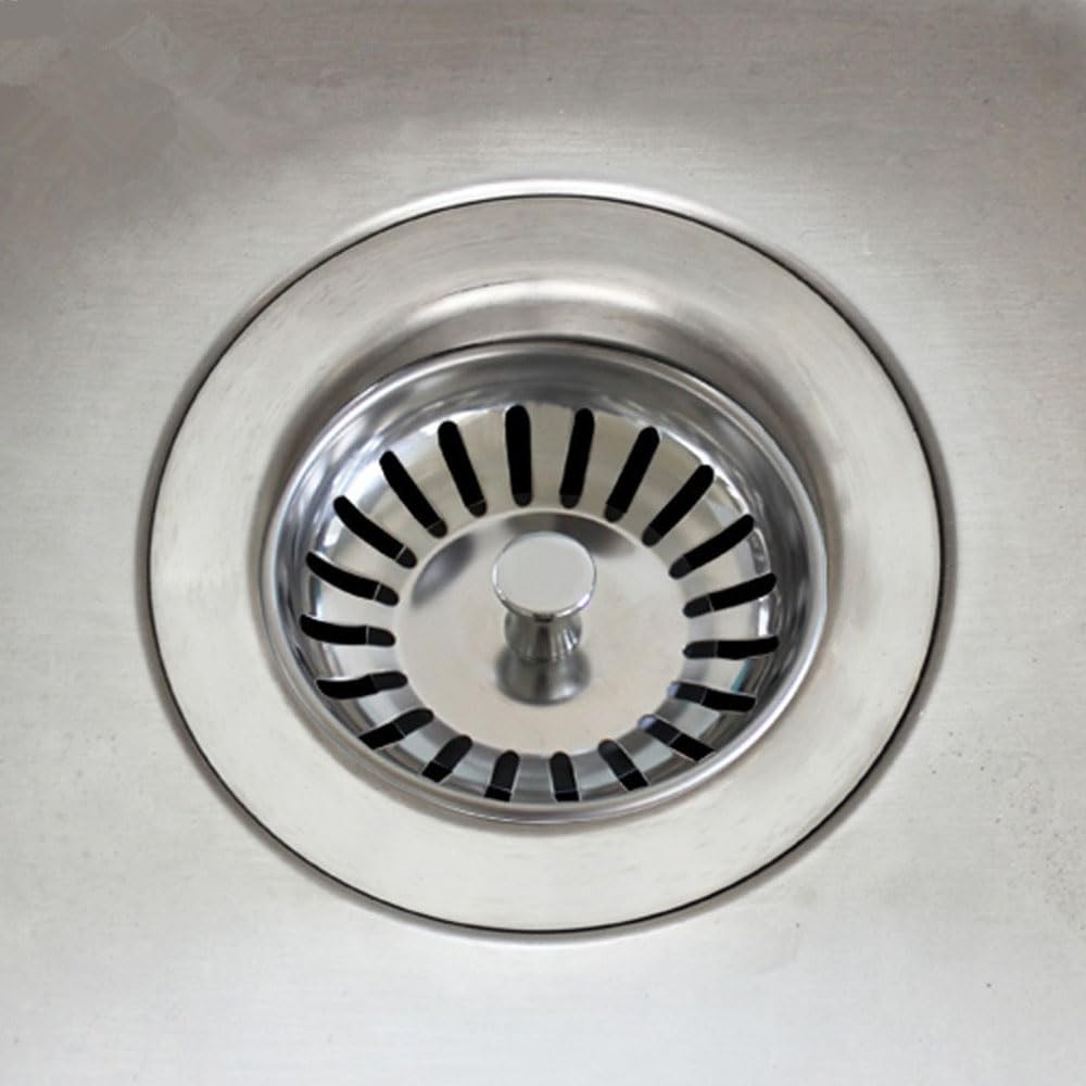 4 Set Kitchen Sink Strainer Central Pin Replacement M8 5/16'' Drain Basket