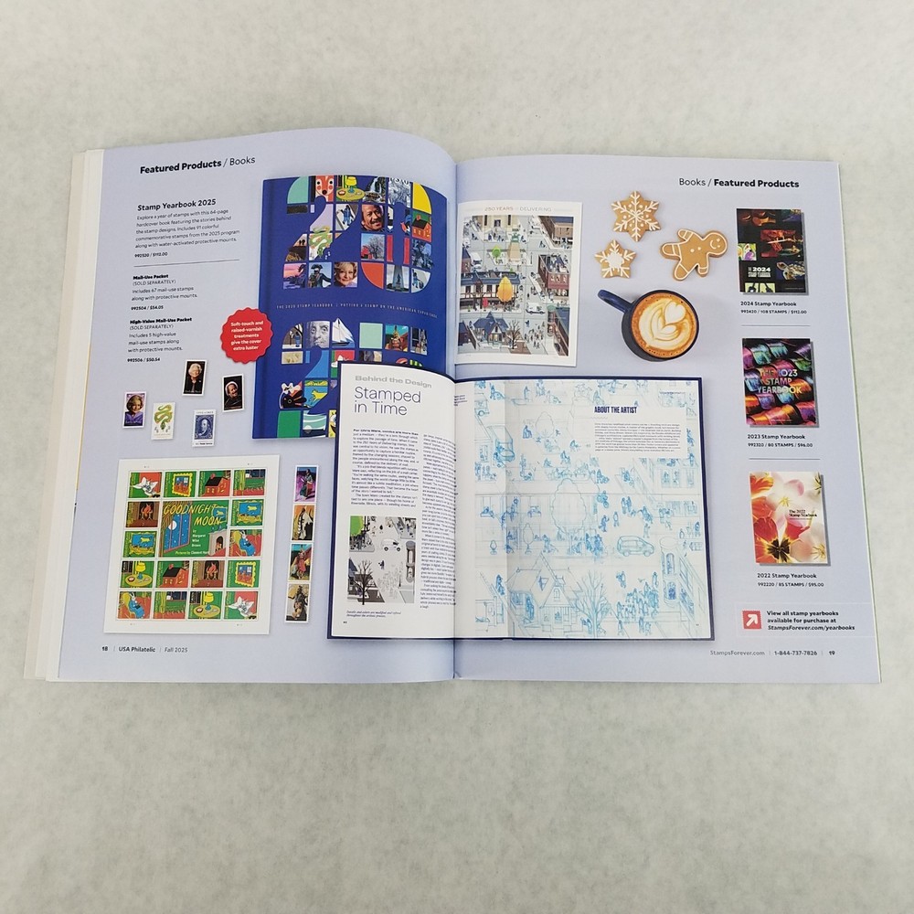 USA Philatelic Fall 2025 USPS Catalog Holiday Cheer Cardinals