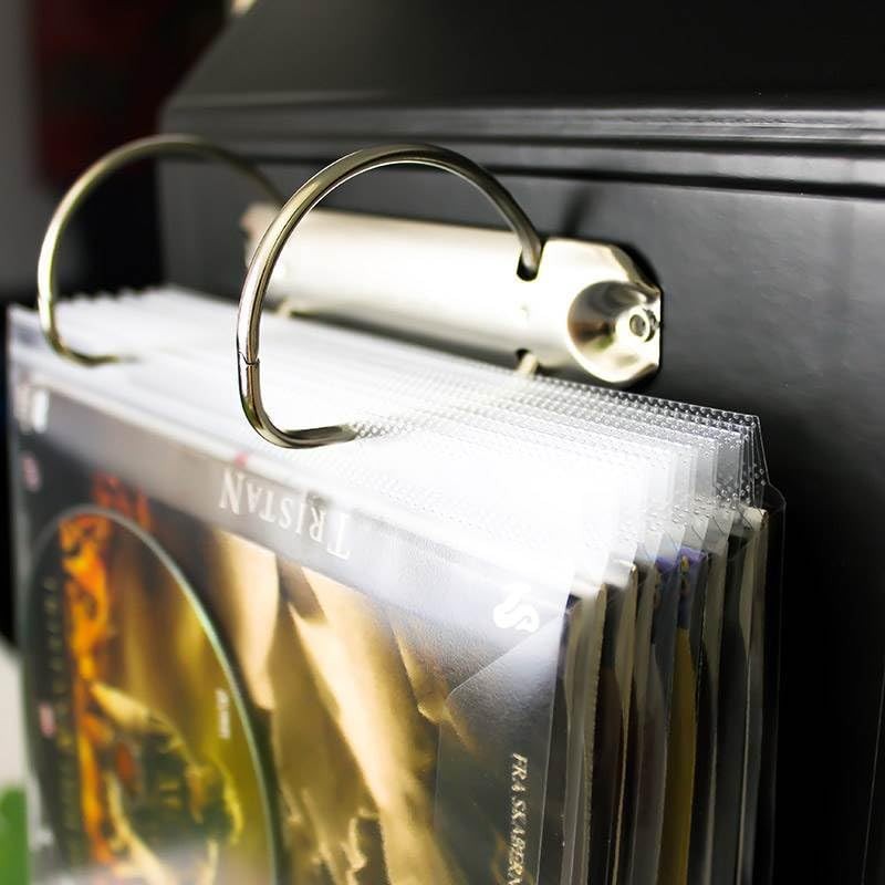 DJOIS by - CD & DVD 2-Ring Binder - Durable CD & DVD Storage - Durable 4