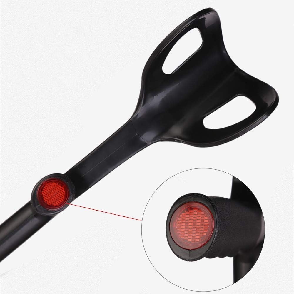 Lightweight Foldable Forearm Crutch with Ergonomic Handle - 72-94cm Adjustable