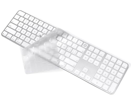 Keyboard Cover Skin Compatible with 2024 Magic Keyboard with Numeric Keypad