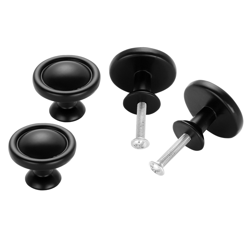 30 Pack Black Cabinet Handles Kitchen Drawer Knobs Dresser Door Hardware Pulls