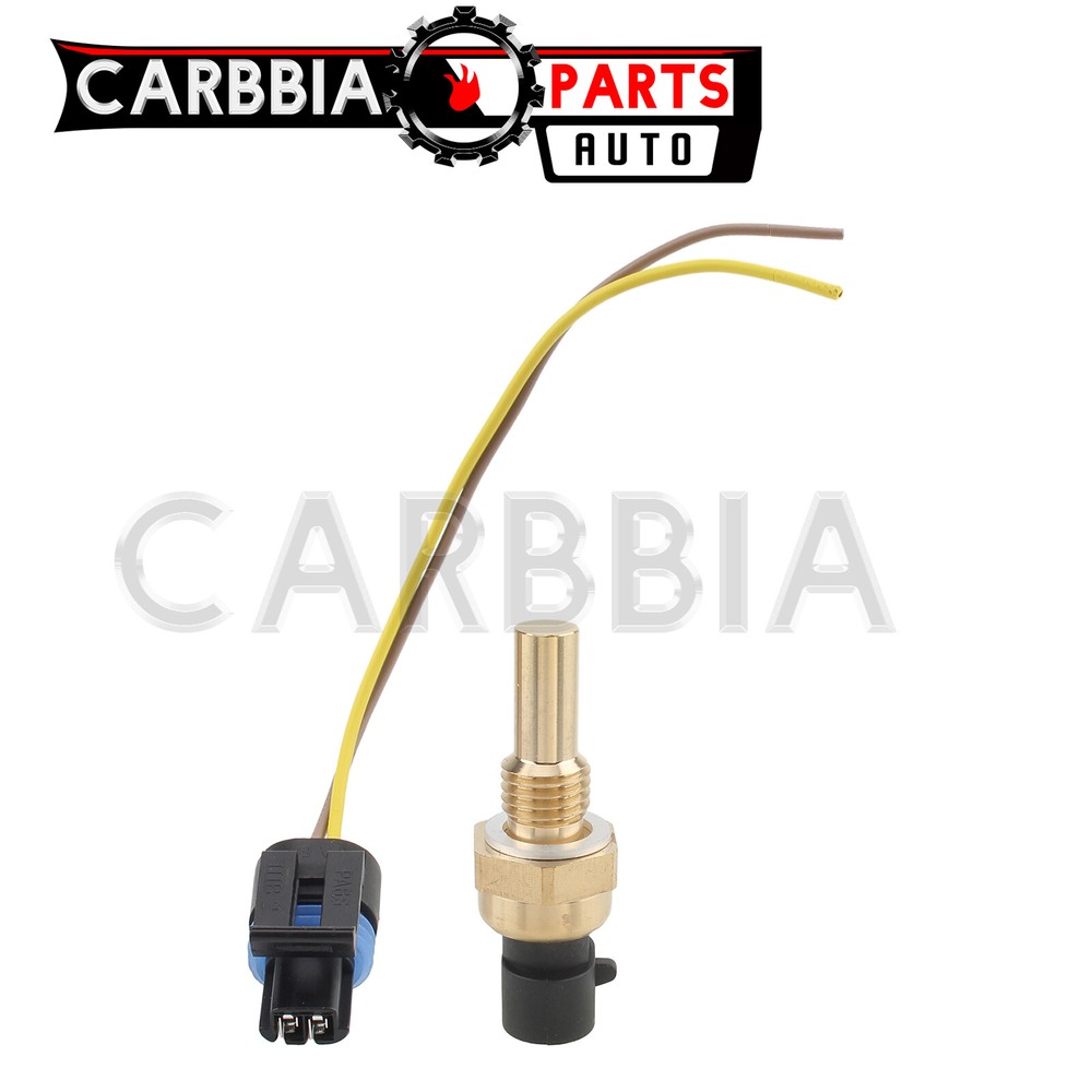 Engine Coolant Temperature Sensor + CONNECTOR for Buick Cadillac Chevrolet -TX89