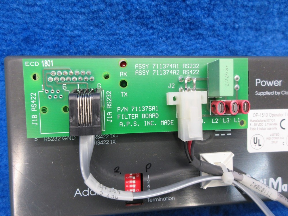 Automated Packaging Systems 71102A2 Control Panel 711375A1 Filter AutoBag SPrint