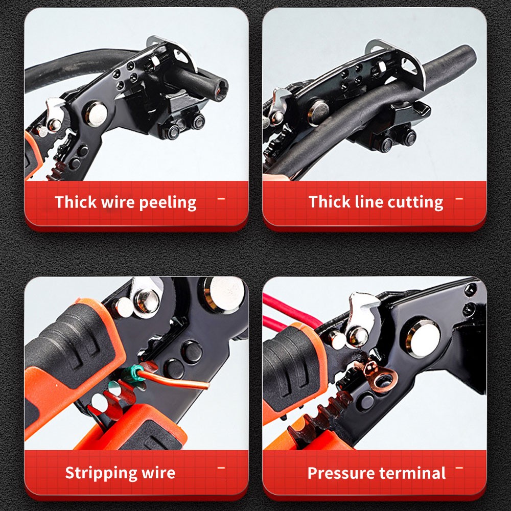 Multifunctional Quickstrip Magnify Wire Stripper Tool CW