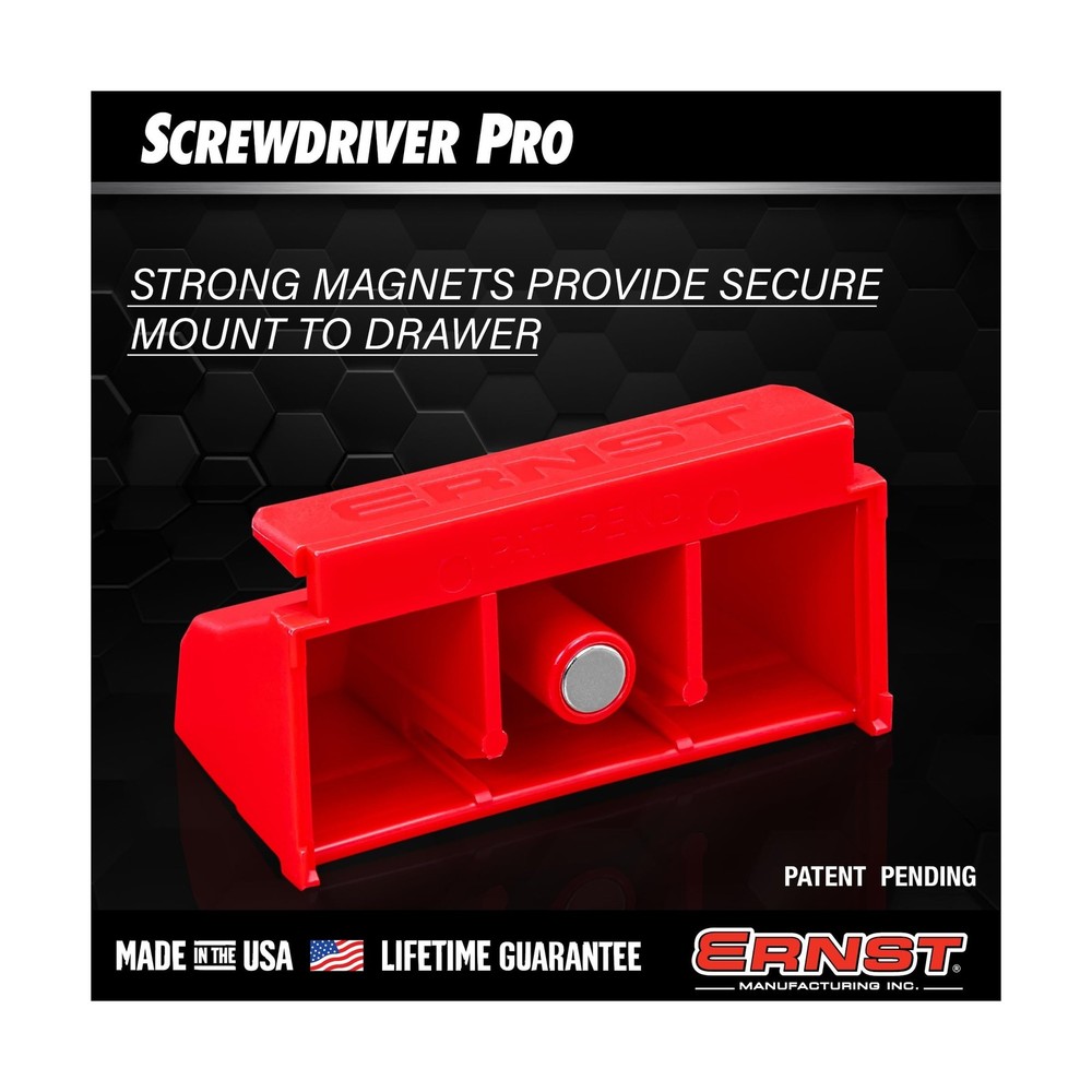 Ernst Manufacturing Screwdriver Pro - Modular Screwdriver Organizer... Fast Ship