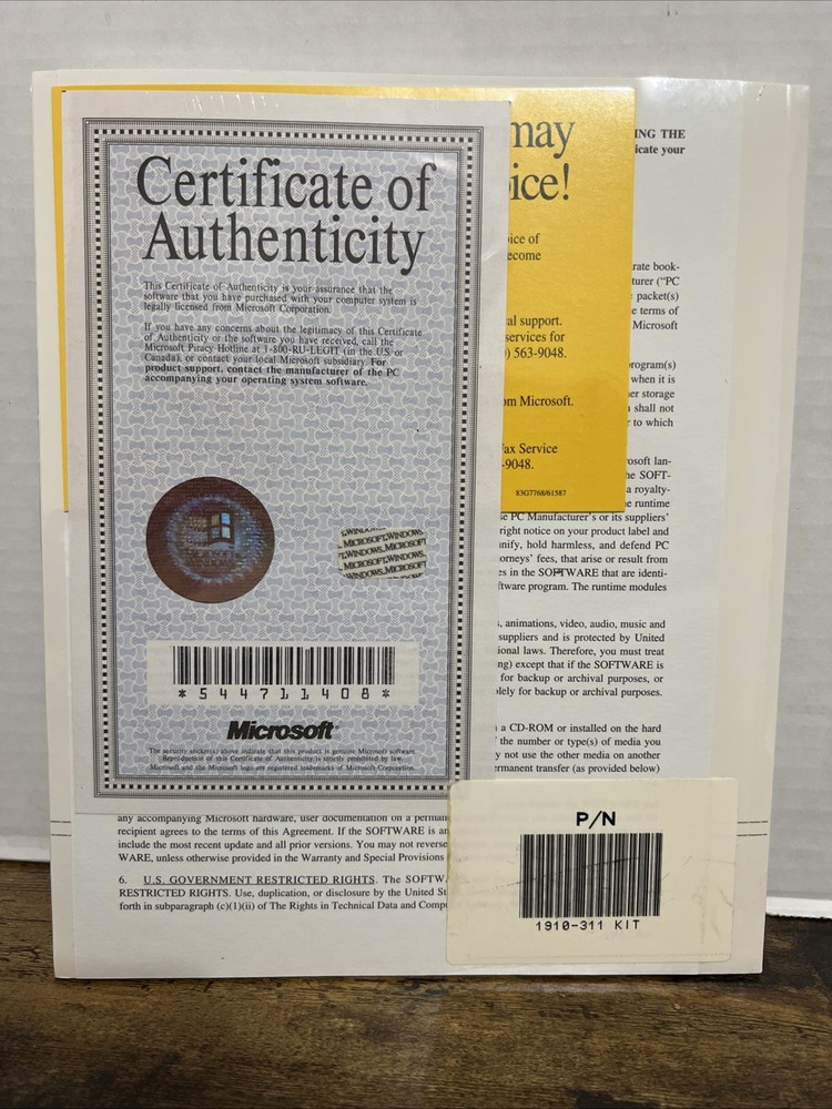 vintage Microsoft Windows User's Guide Brand New Sealed