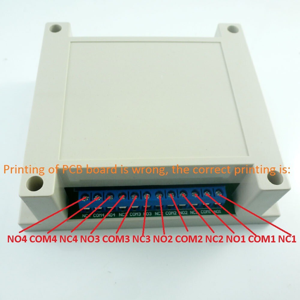 4 Channel Bluetooth Compatible Relay 2.4G RF Wireless Remote control Switch