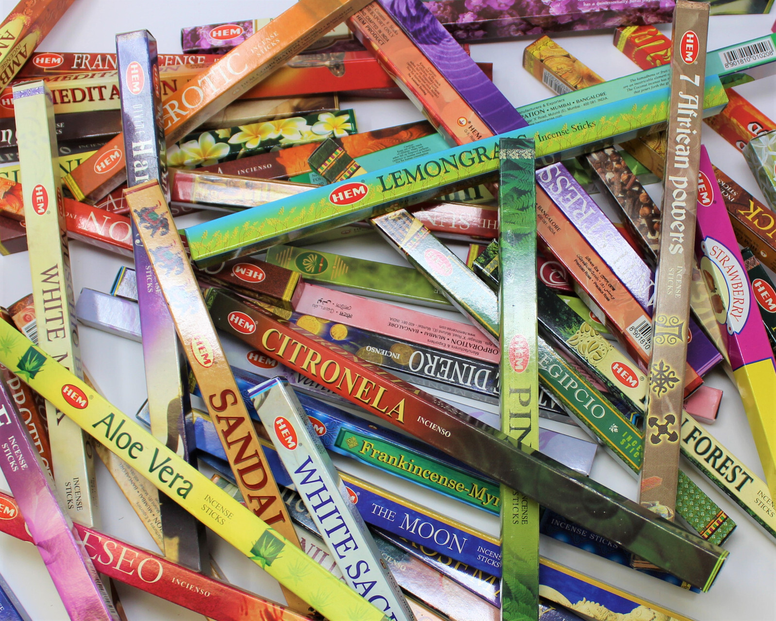 Hem Incense Pack of 8 Sticks: CRAZY SALE - BUY 2 GET 4 FREE! (ADD ALL 6 TO CART)