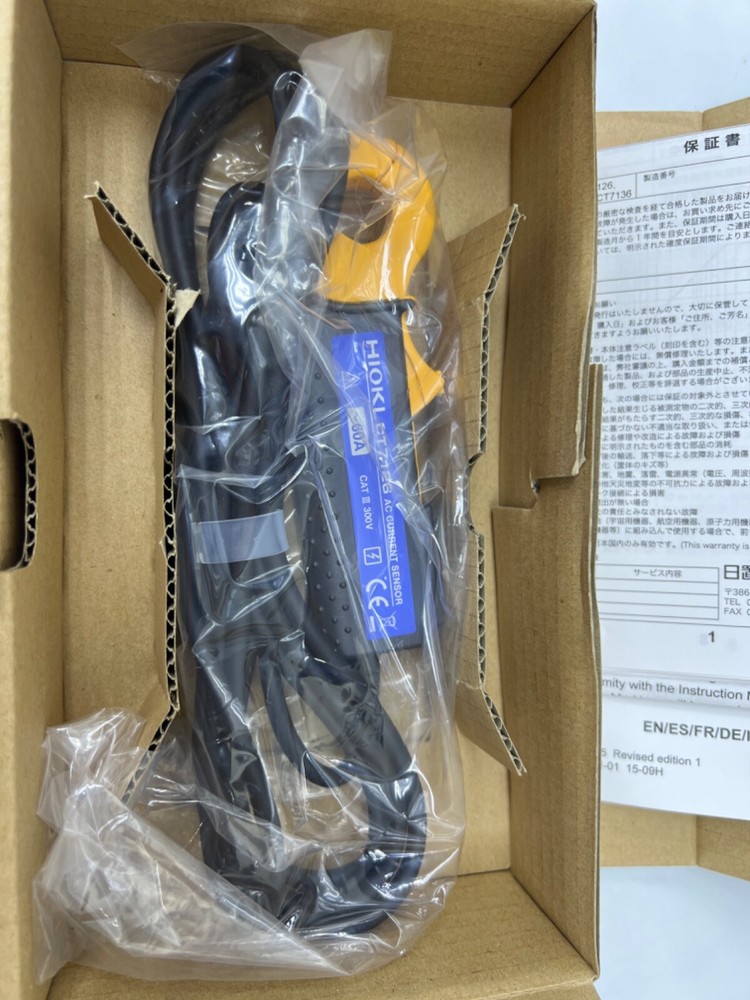 Hioki CT7126 AC Current Sensor , 60A