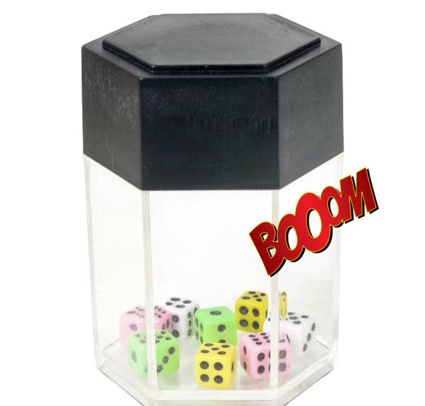 4" MAGIC TRICK DICE BOMB