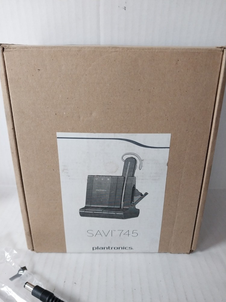 Plantronics Savi 745 W745 Headset System Black