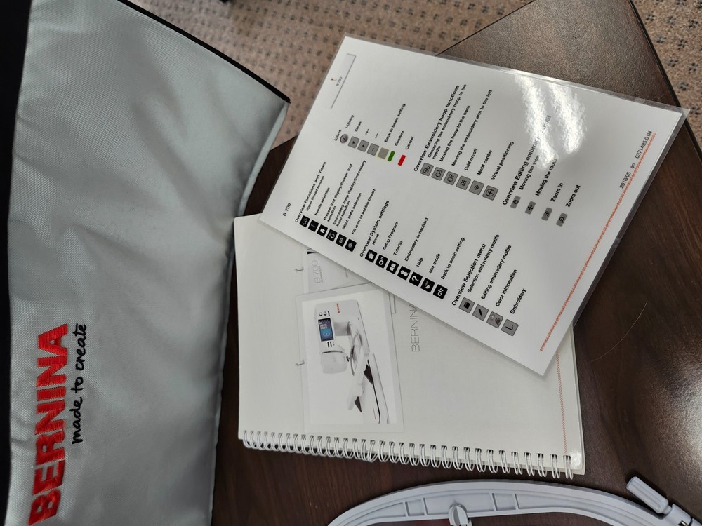Bernina 700E Embroidery Machine! Professionally Serviced!