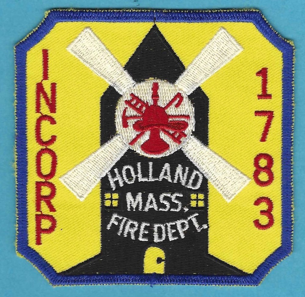 HOLLAND MASSACHUSETTS FIRE RESCUE PATCH