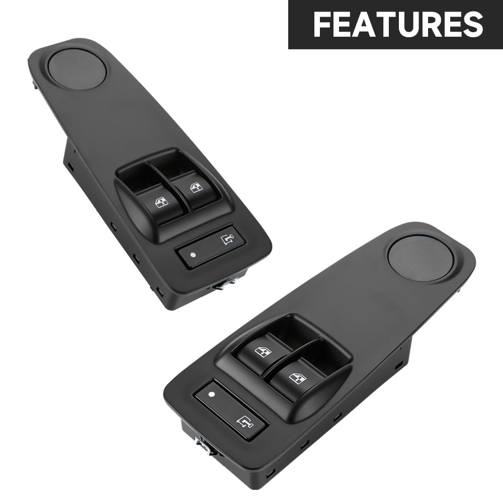 Front Driver Side Master Power Window Switch - Compatible for Ram ProMaster...