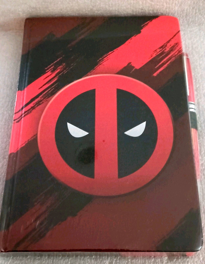 Marvel Deadpool Premium Notebook Diary & Pen Gift Set New NOS 2017