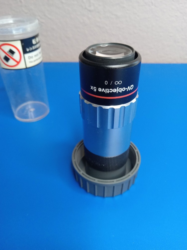 Mitutoyo QV-objective 5X Infi/0 Microscope Objective Lens