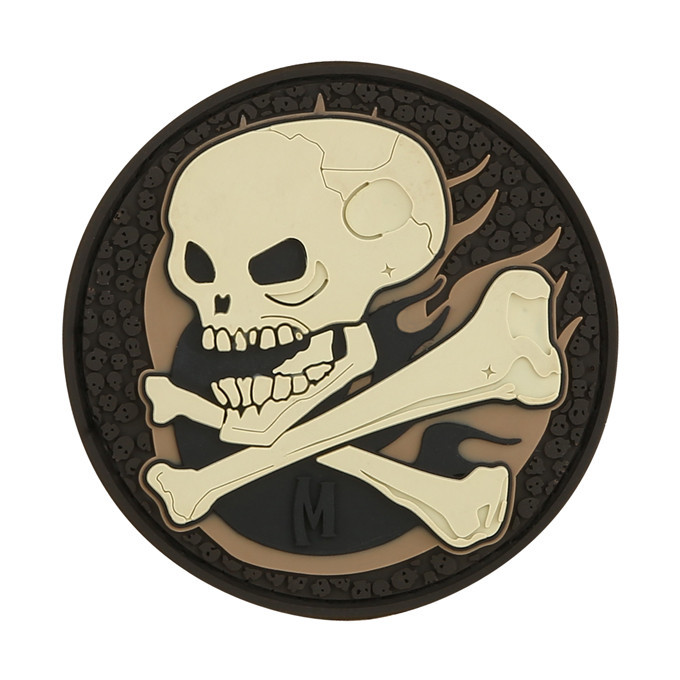 PVC Patch - MAXPEDITION - Screaming SKULL - ARID Multicam pattern