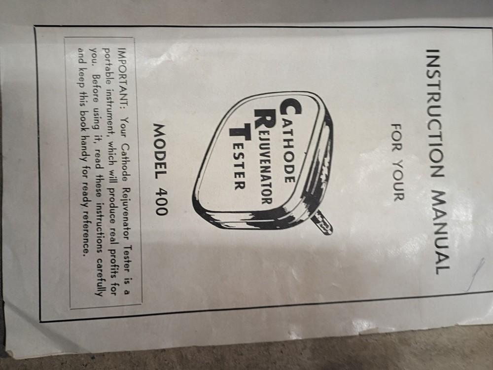 Cathode Rejuvenater Tester